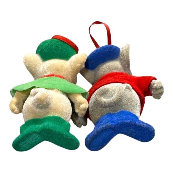 Disney The Rescuers Miss Bianca & Bernard Mouse Christmas Ornaments Vintage Lot - Picture 5 of 7